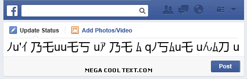 chinese characters generator on Facebook