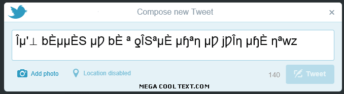 cool fonts generator copy paste on Twitter