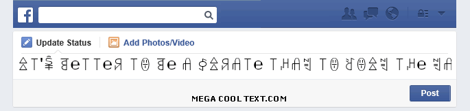 fonts generator online on Facebook