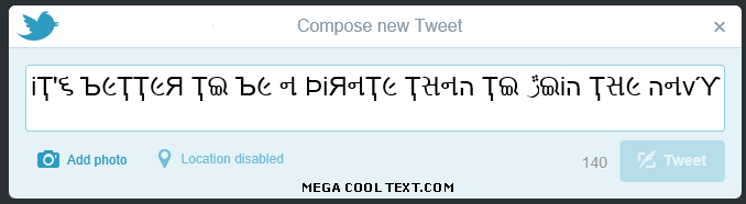 generator text arabic on Twitter