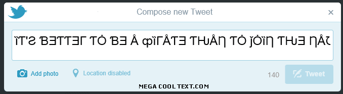 russian letters converter on Twitter