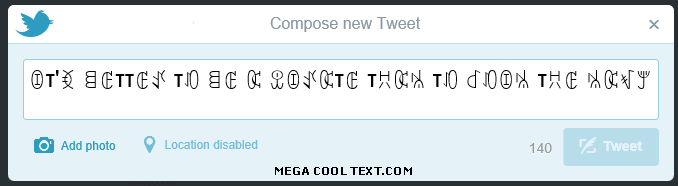 text symbols tumblr on Twitter