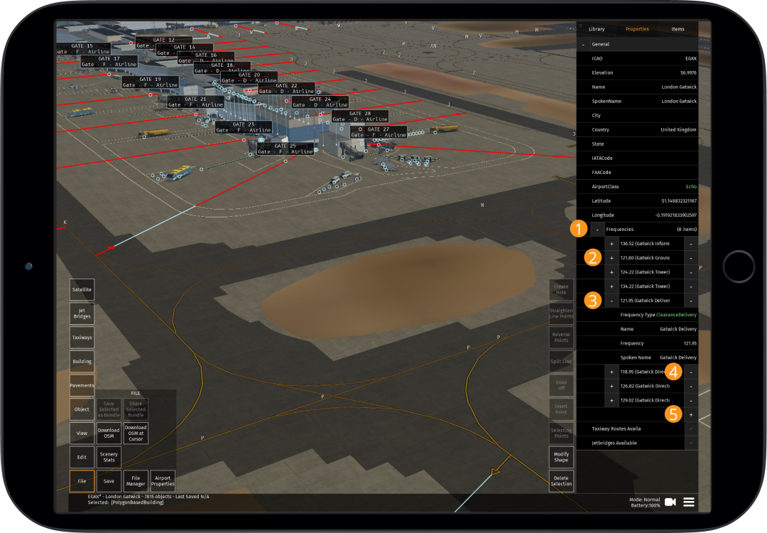 Image 3.2.3.1 - Editing Frequencies