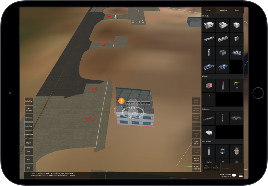 Image 8.1.3.1 - Changing Building Orientation