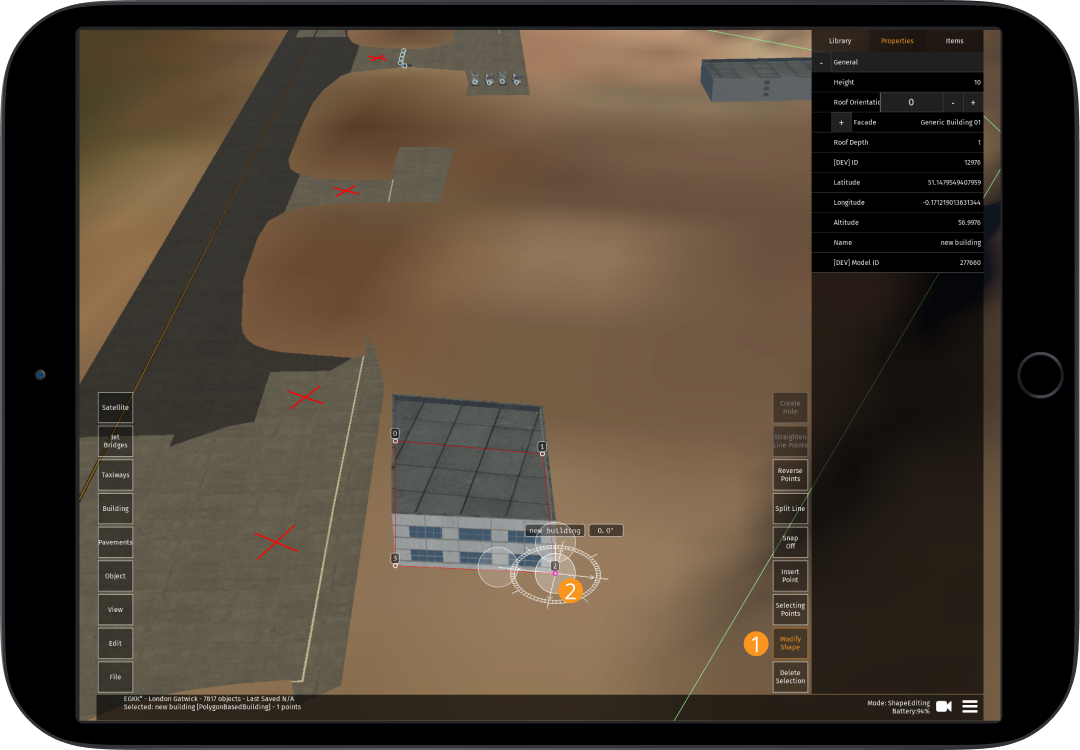 Image 8.1.2.1 - Editing Buildings