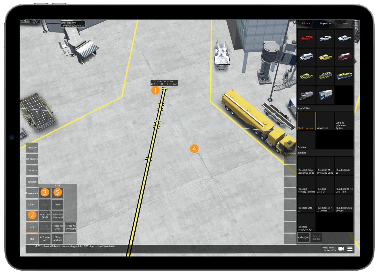Image 7.1.4.1 - Copy & Pasting a Start Location