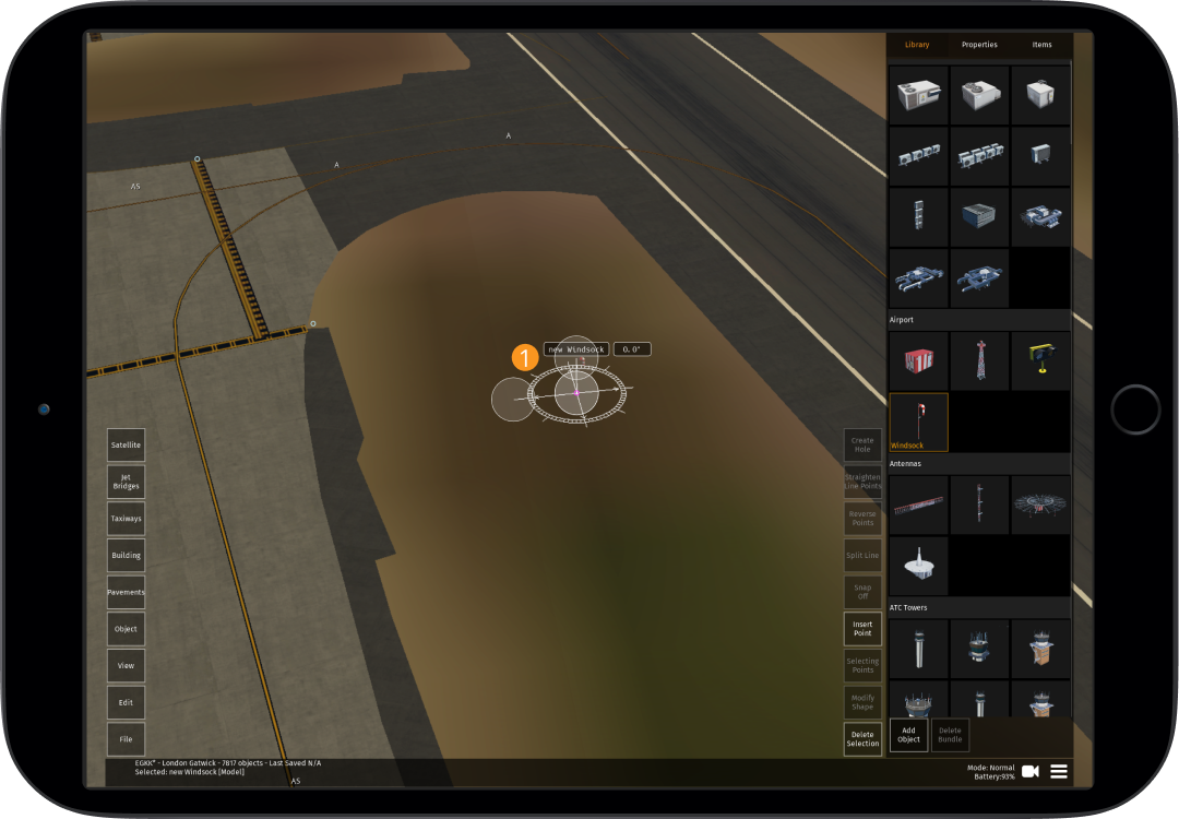 Image 7.2.2.1 - Changing Object Orientation