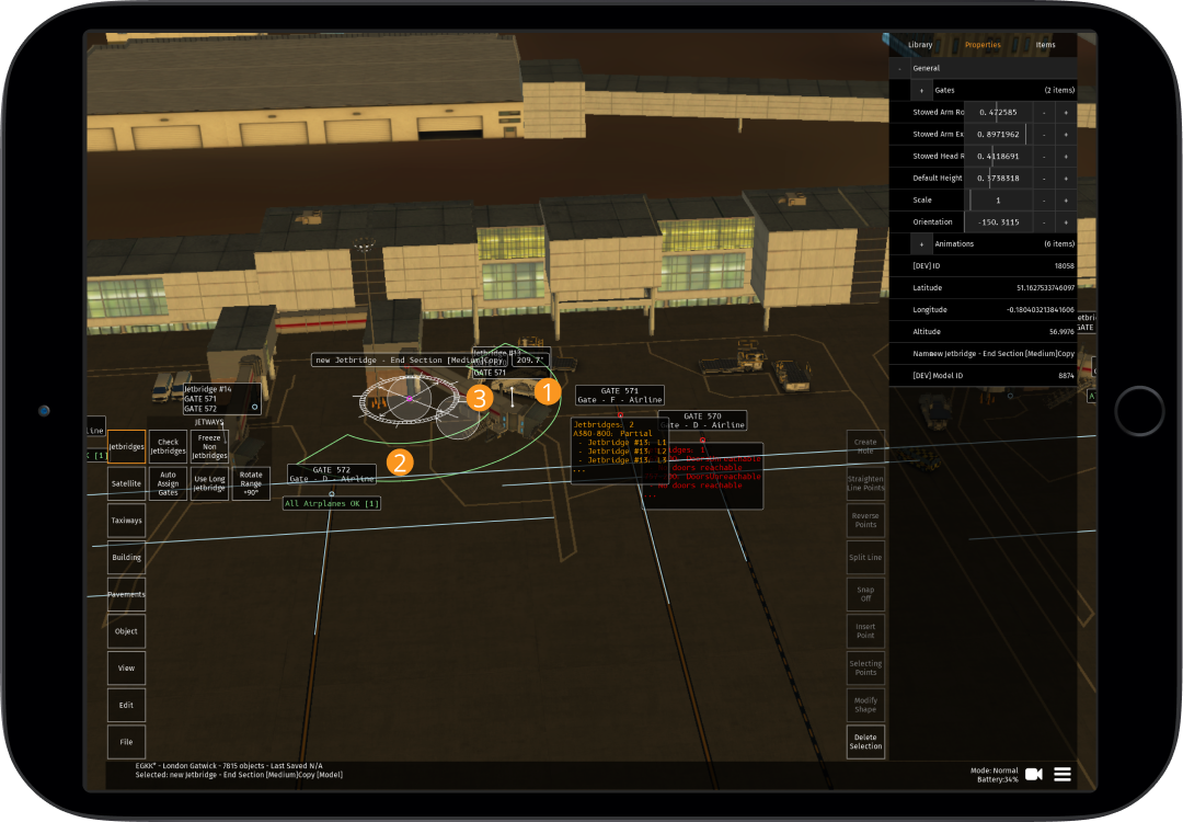 Image 10.4.2.1 - Adjusting Jet Bridges