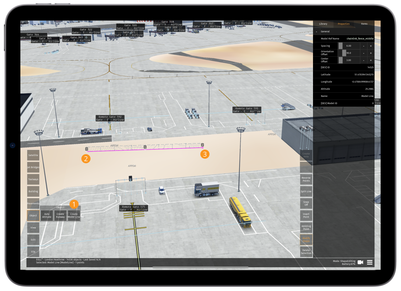 Image 9.5.2.1 - Creating a Model Line