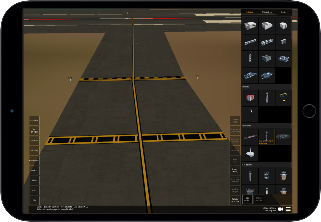 Image 7.4.5.1 - Holding Point Light Location