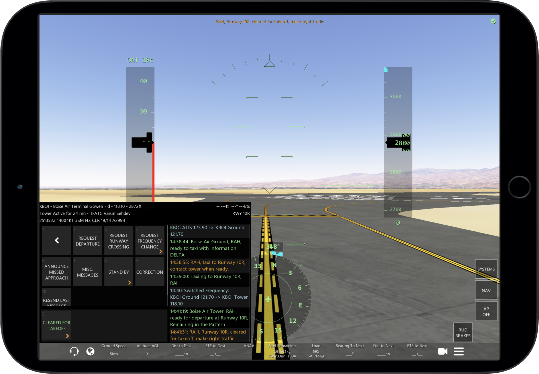 Reply to Take-Off Clearance 2