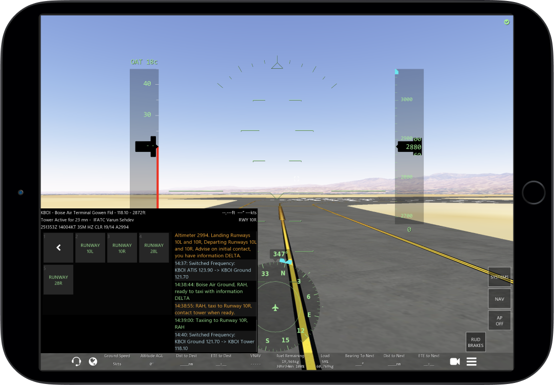Select Departure Runway 2