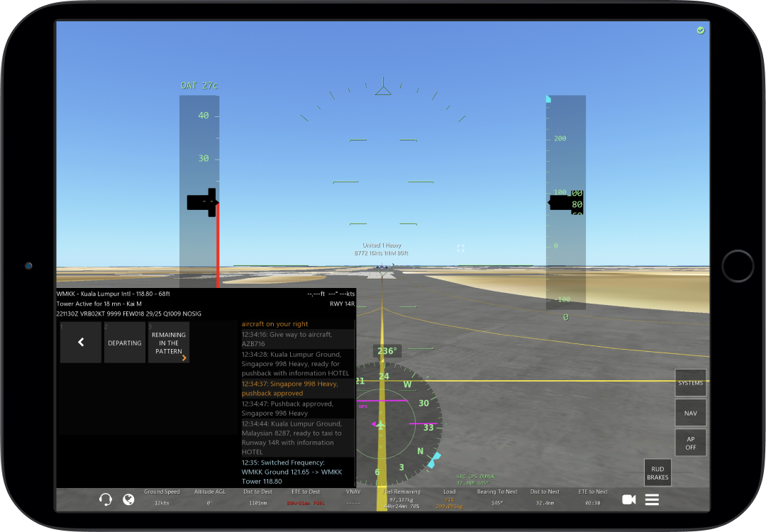 Send Departure Request