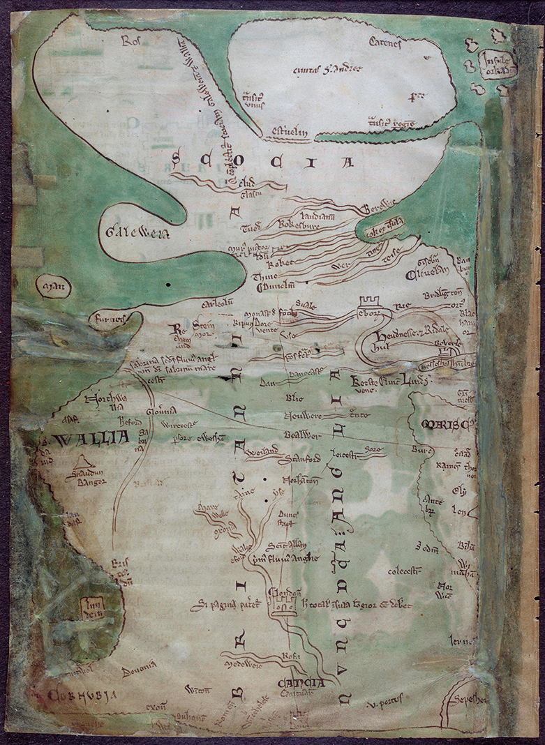 A map of Britain by Matthew Paris, ca. 1250 | British Library / Alamy